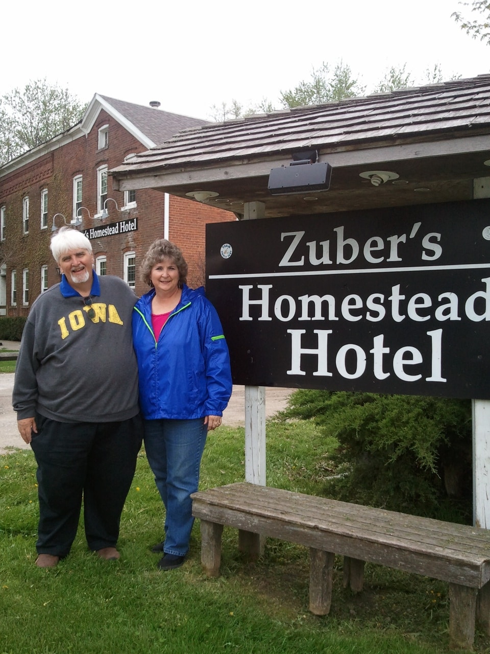 Brian and Bonnie on their first day at Zuber's