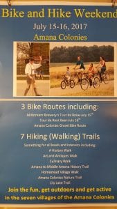 Bike and Hike Weekend - July 15-16, 2017