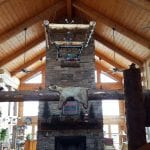 White River Lodge entrance ceiling