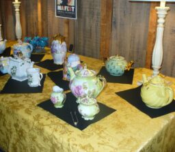 Various tea sets