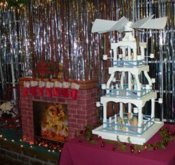 small pyramid Christmas decoration
