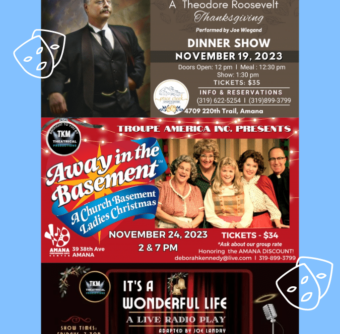 Upcoming Theatre performances in November / December