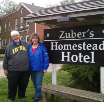 Brian and Bonnie on their first day at Zuber's