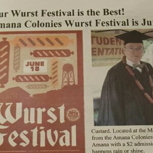 newspaper wurstfest