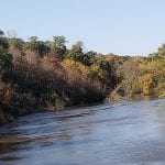 The flooded Iowa river!