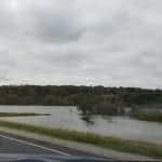 The Iowa River flooded making mini-lakes!