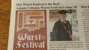 newspaper wurstfest